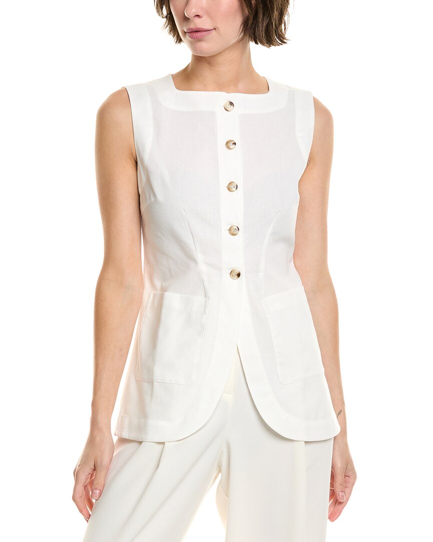 Seraphina Linen-blend Vest