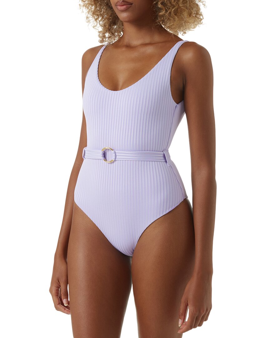 Melissa Odabash St Tropez One Piece Swimsuit In Purple