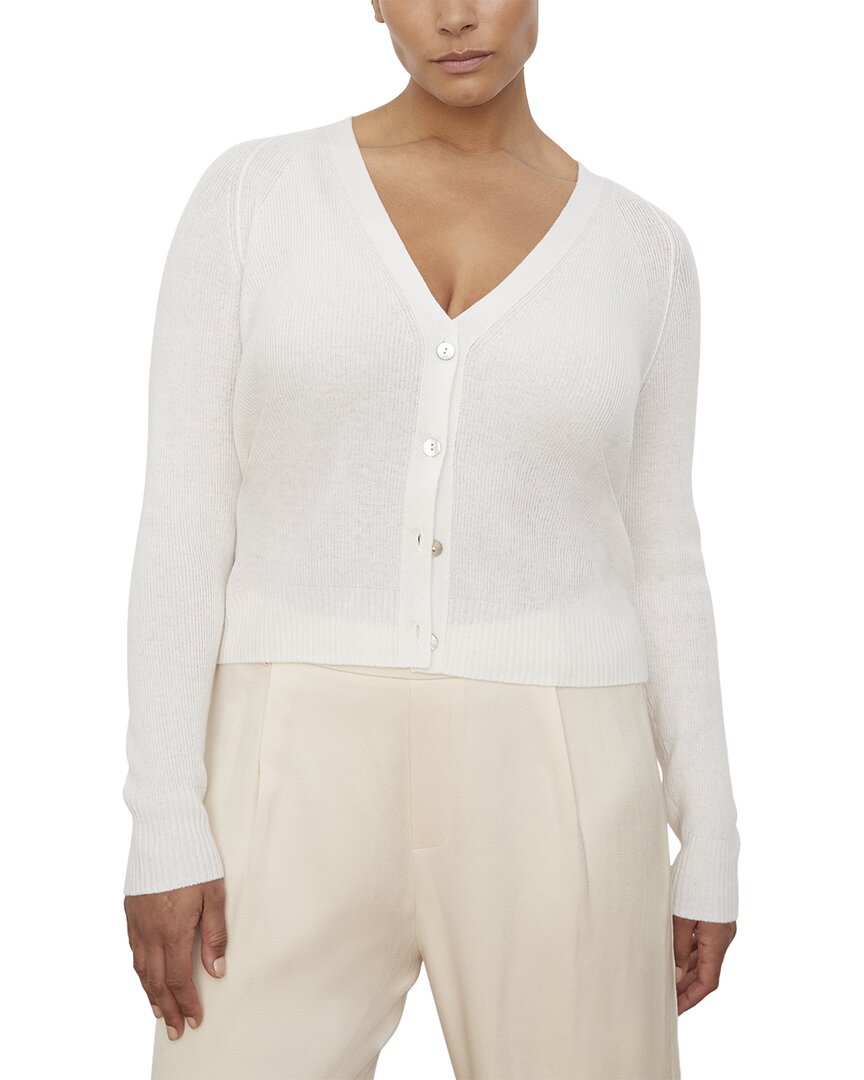 Shop Vince Ribbed Raglan Cashmere Cardigan