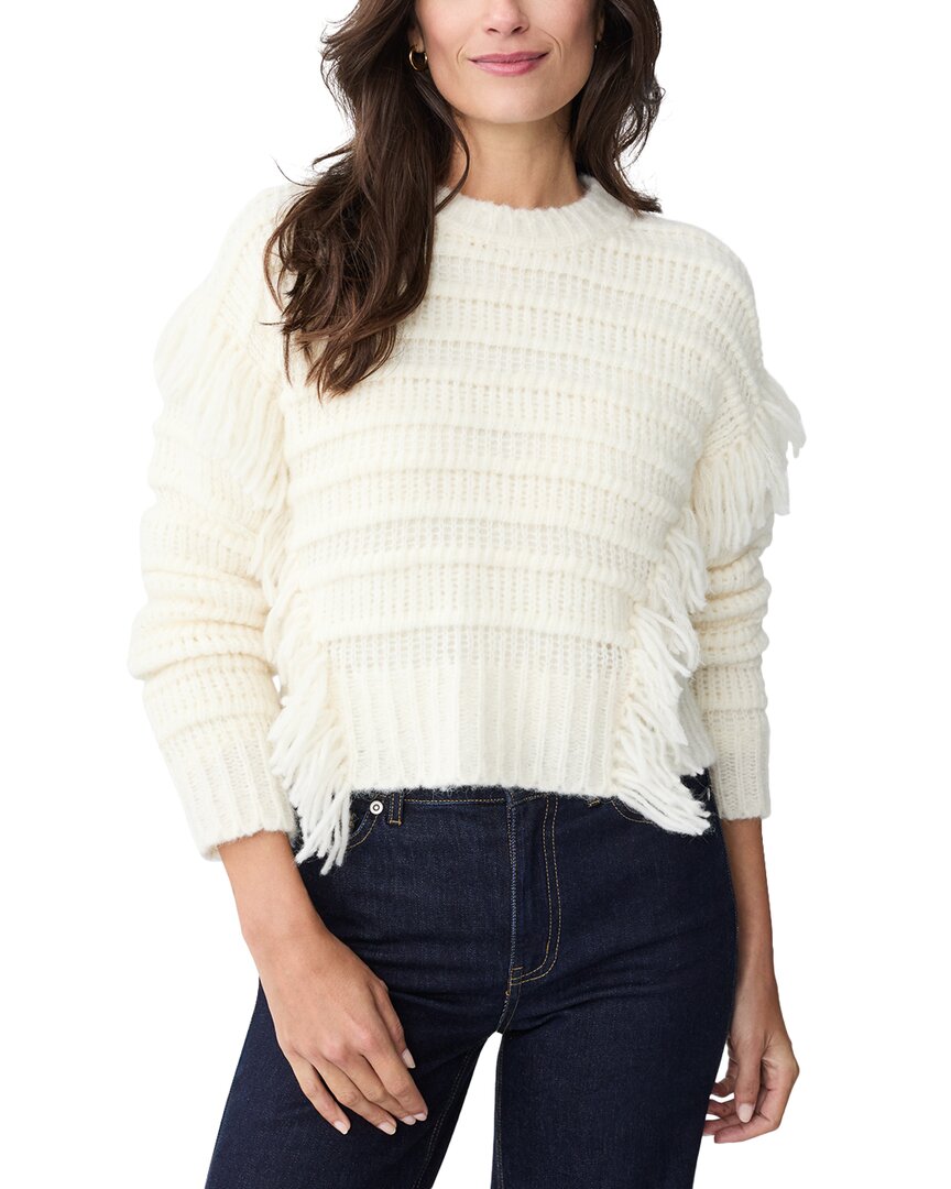 J.mclaughlin Aleksandra Alpaca & Wool-blend Sweater In White
