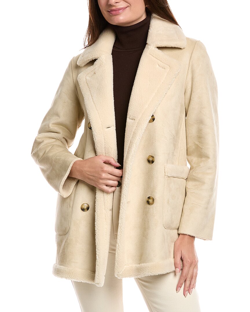 J.mclaughlin J. Mclaughlin Agata Reversible Coat In Nude