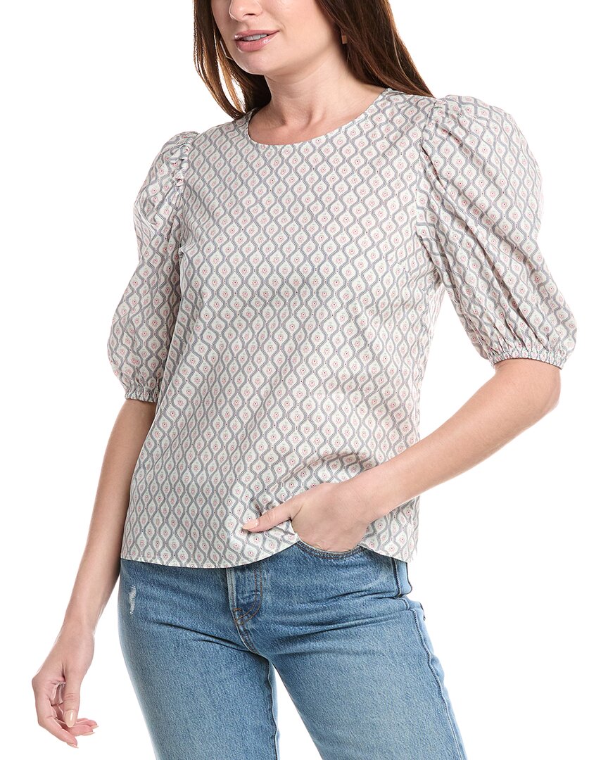 English Factory Floral Print Top
