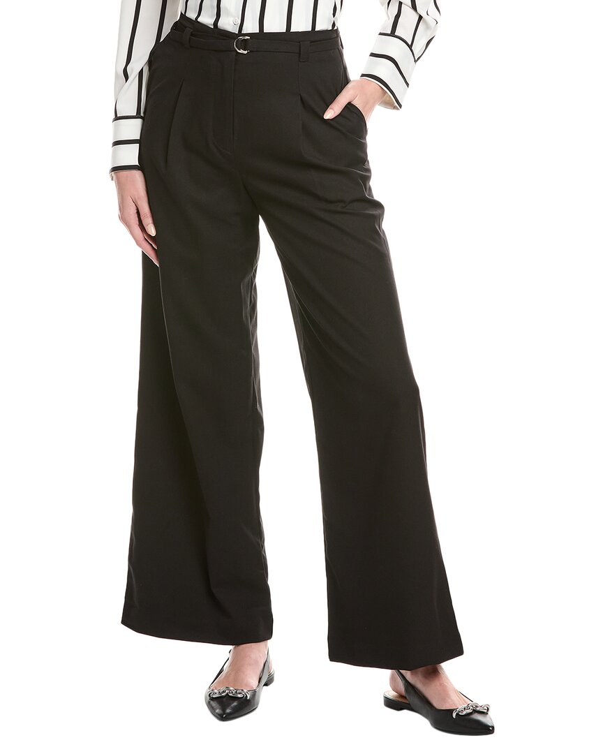 Shop Grey Lab Pleated Wide Leg Pant