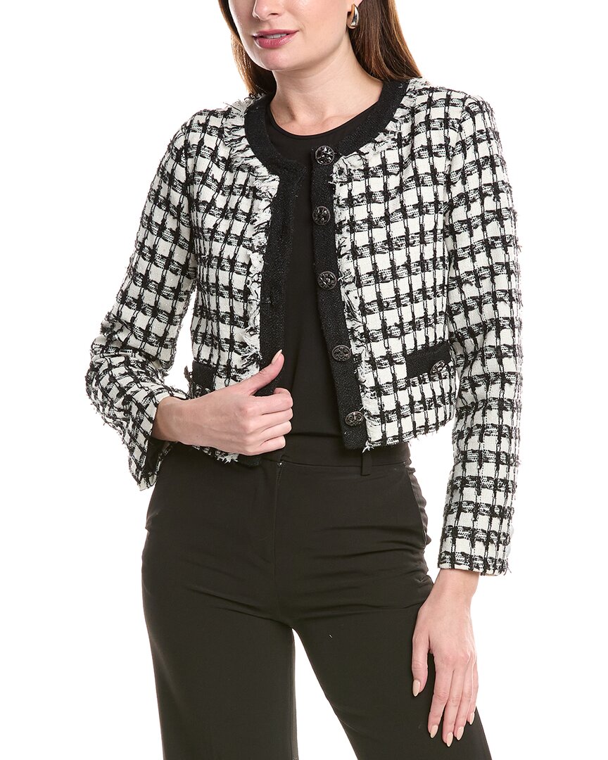 Shop Endless Rose Cropped Tweed Jacket