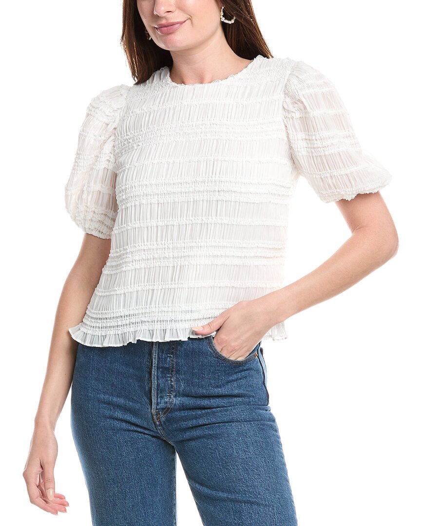 Endless Rose Smocked Top In Yellow