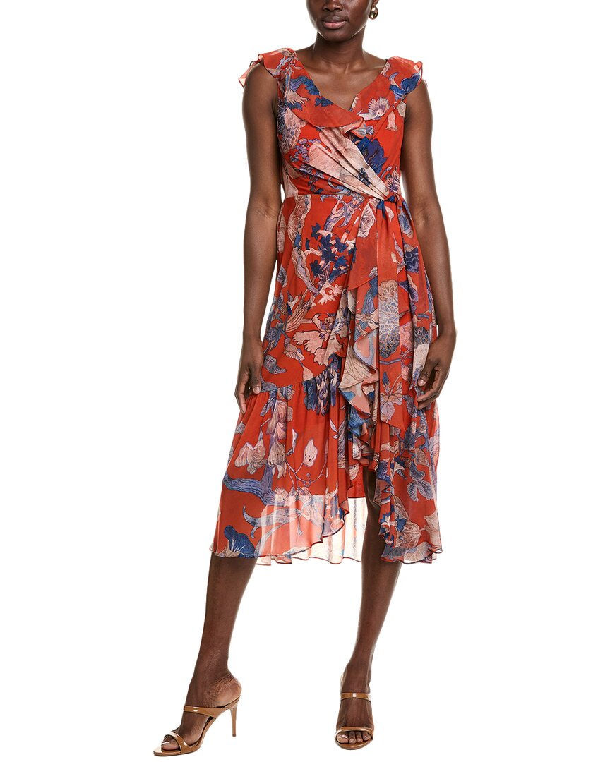 UNGARO UNGARO JACKIE MIDI DRESS 