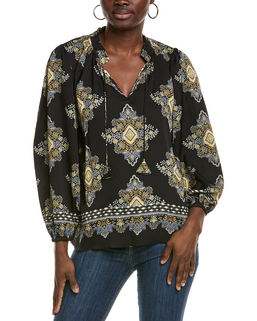 Elie Tahari The Tani Silk-blend Blouse