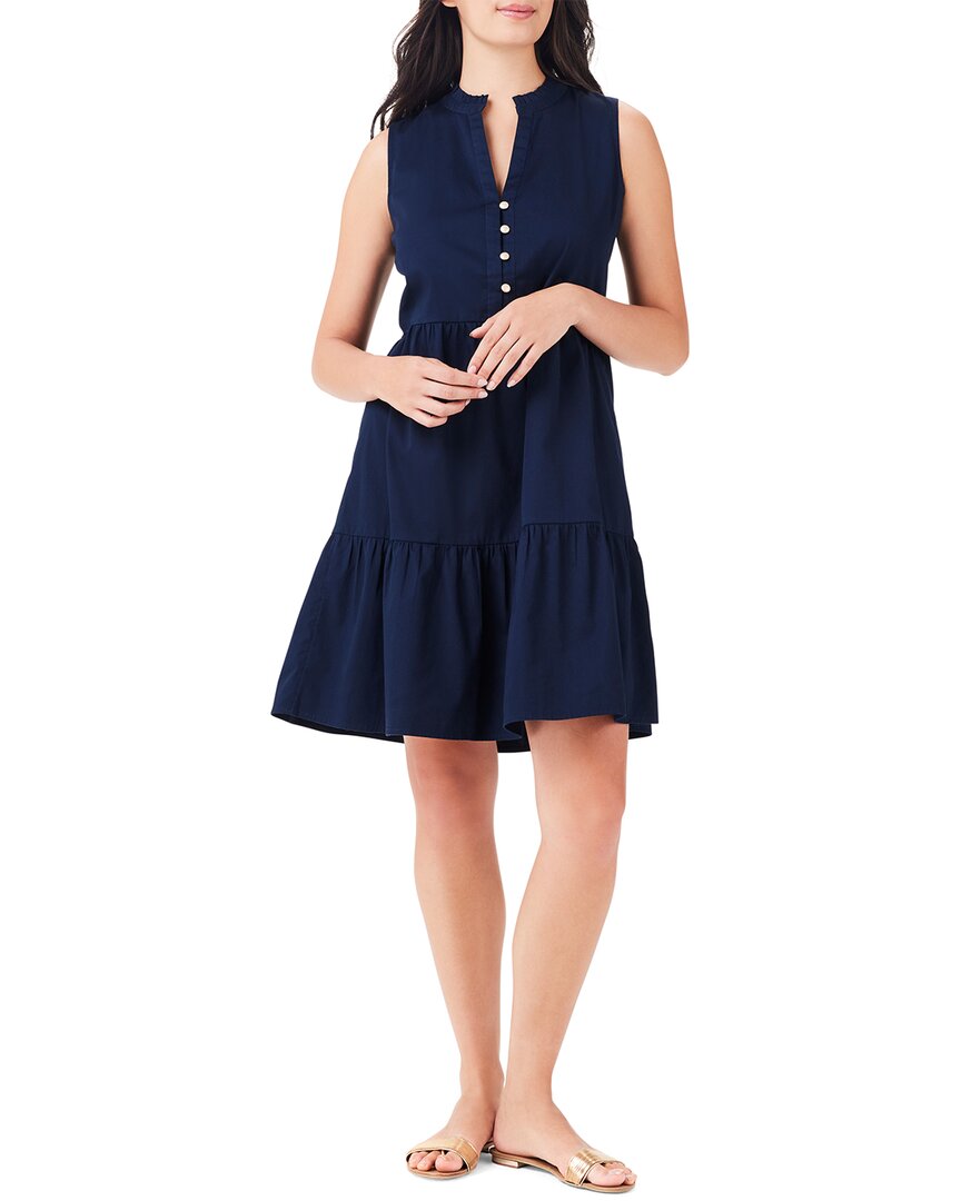Nic + Zoe Nic+zoe Tia Tiered Sleeveless Stretch Cotton Dress