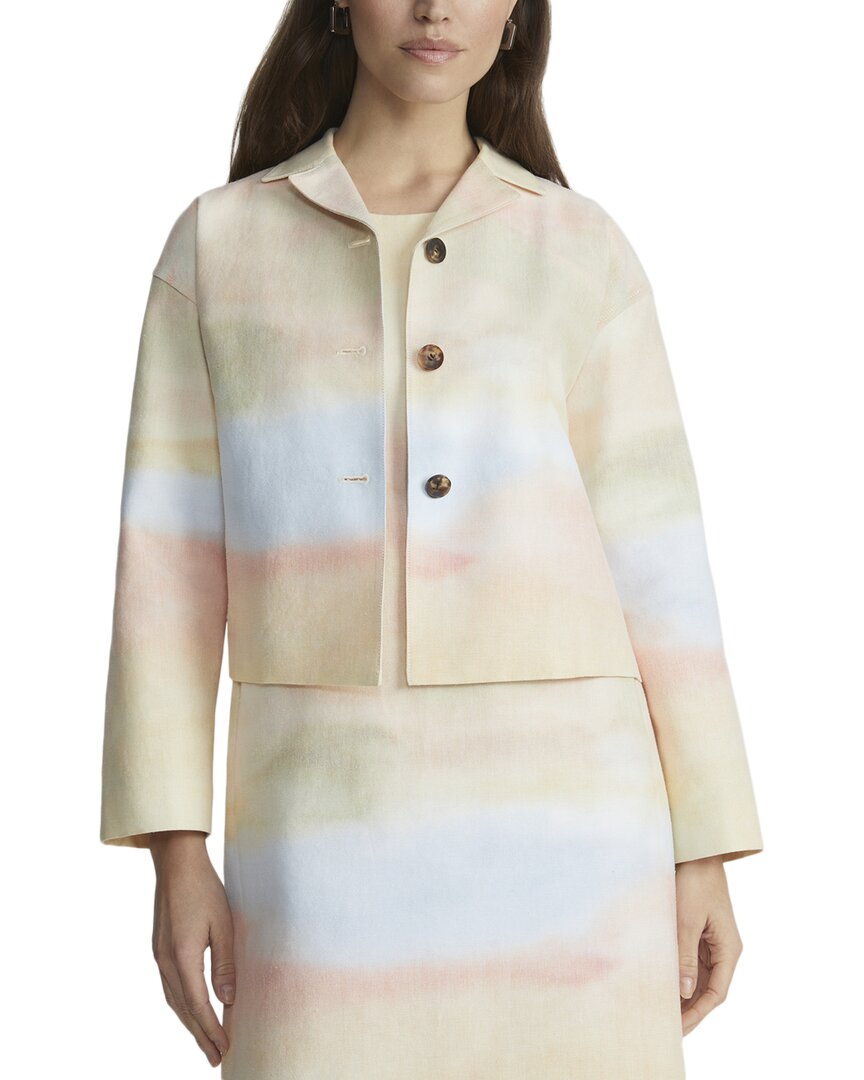 Lafayette 148 New York Drop Shoulder Cropped Jacket