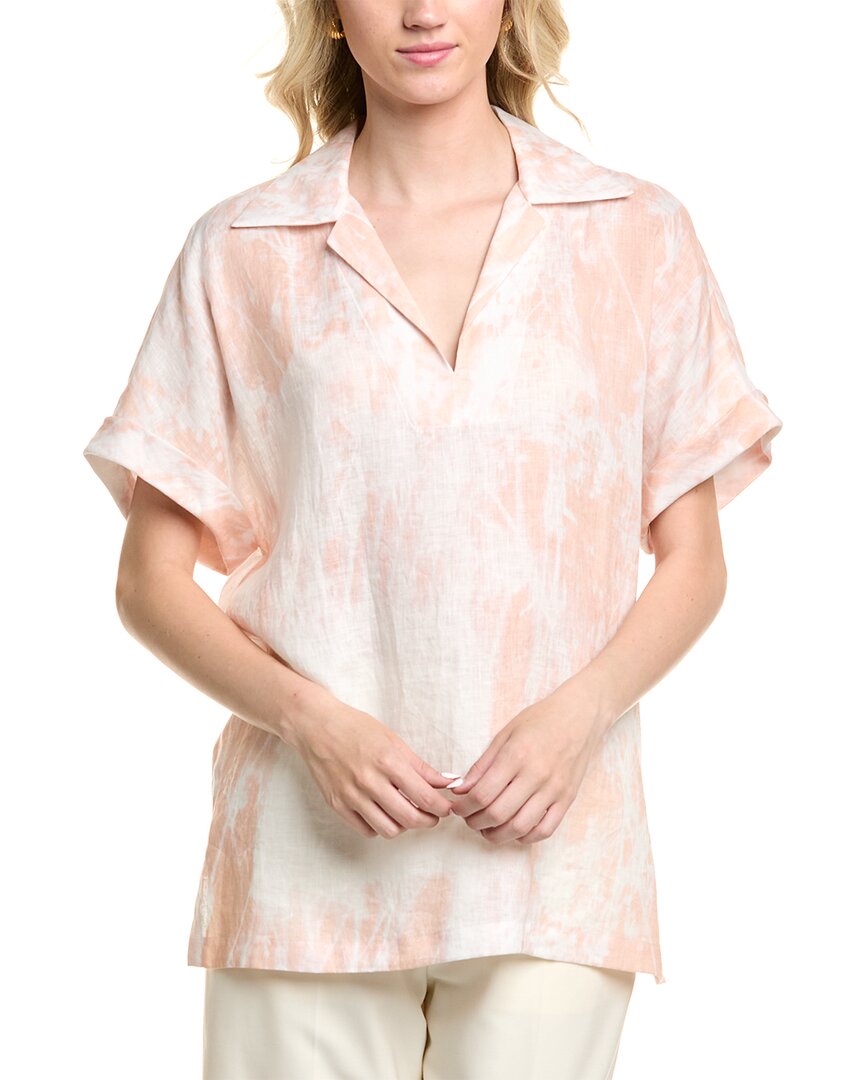 Lafayette 148 New York Popover Lenin Blouse