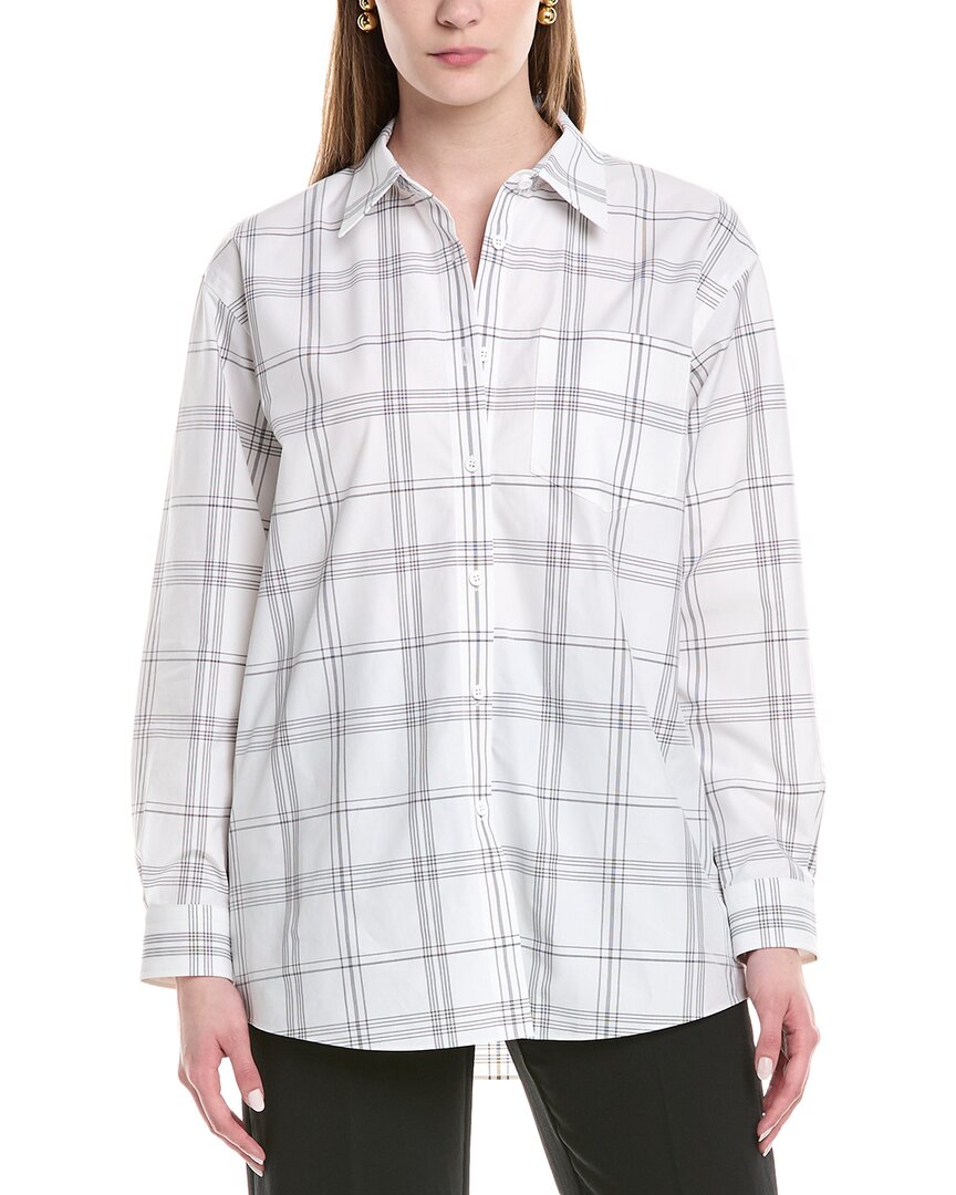 Lafayette 148 New York Boyfriend Oversized Shirt