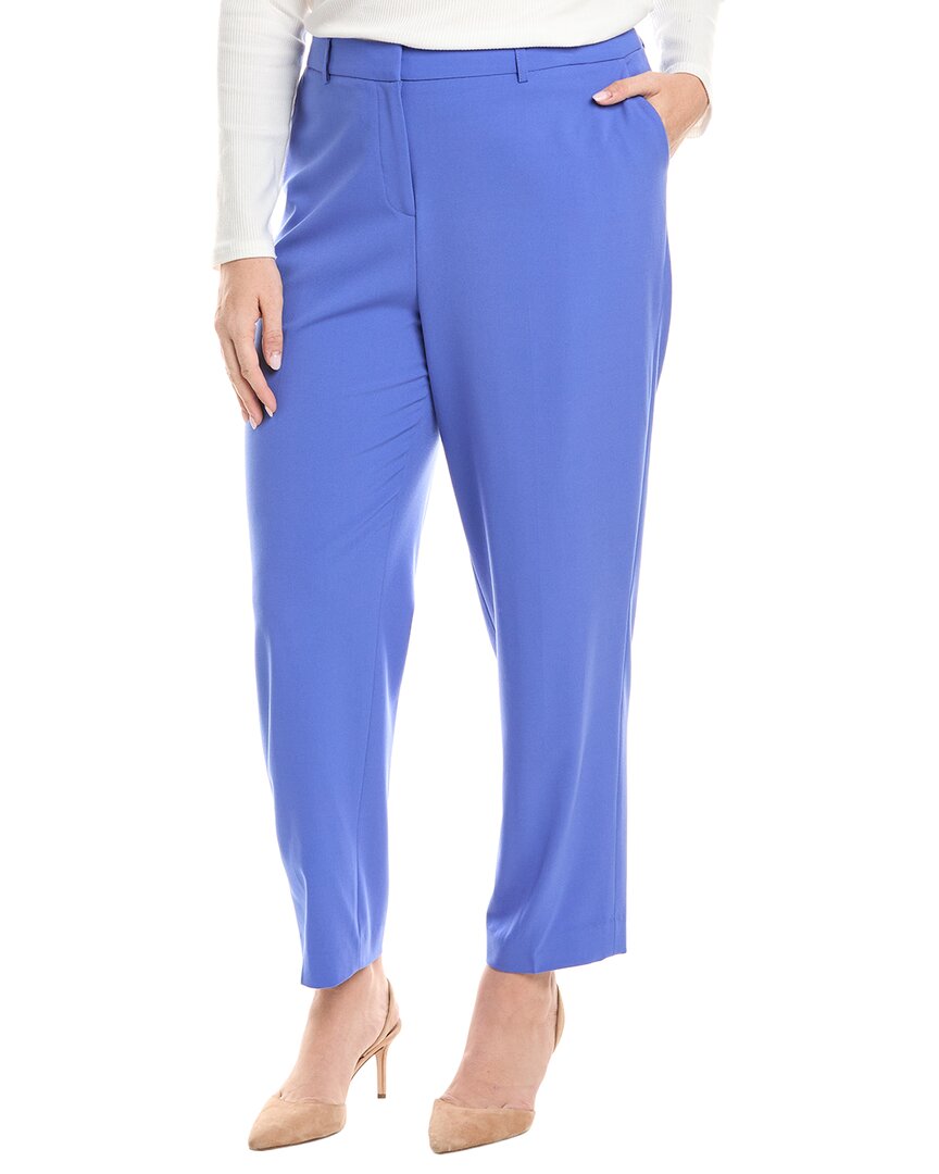 Tahari Asl Plus Pant In Blue