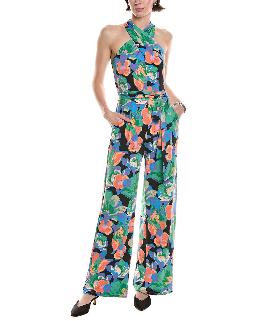 Tahari Asl Tie Waist Jumpsuit