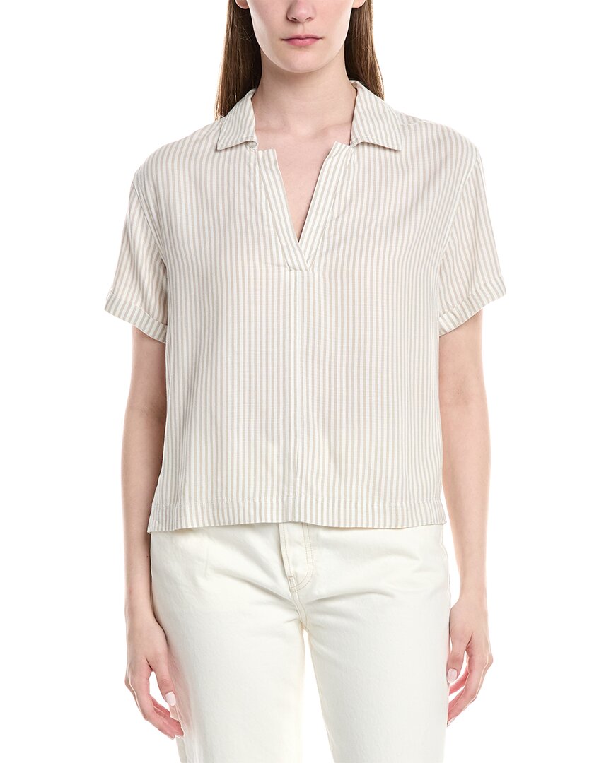 Splendid Kailyn Linen-blend Top