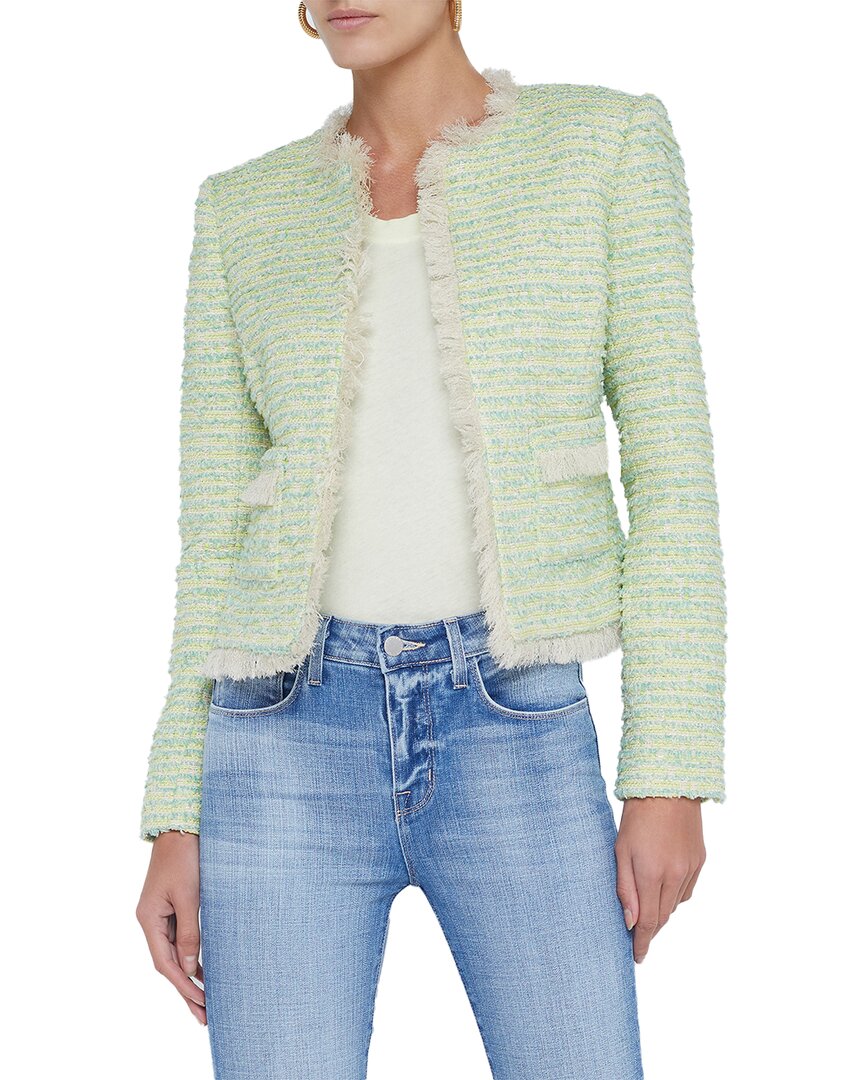 L Agence L'agence Angelina Jacket In Green