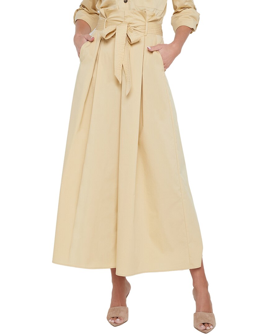 L'agence Lowen Paperbag Crop Pant In Pink