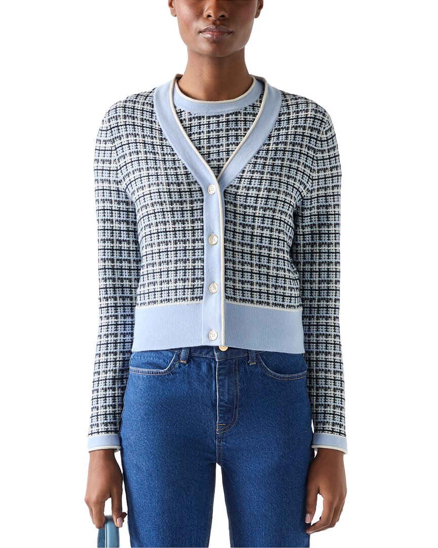 Lk Bennett L.k.bennett Honey Wool-blend Cardigan