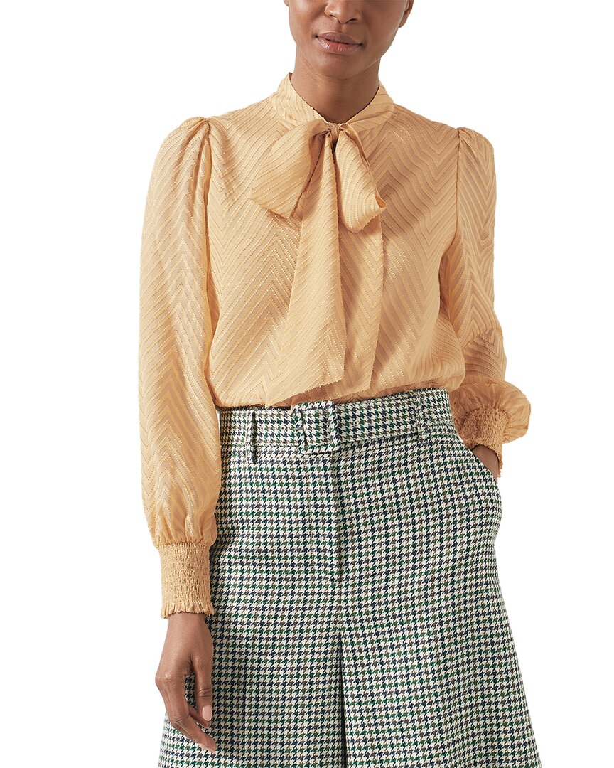 Lk Bennett L.k.bennett Polly Woven Top