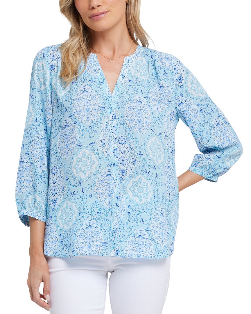 Nydj Petite Pintucked Blouse