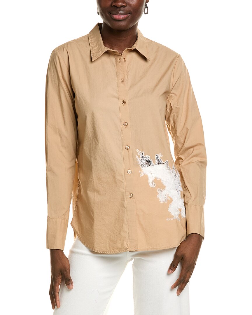 Ellen Tracy Poplin Shirt