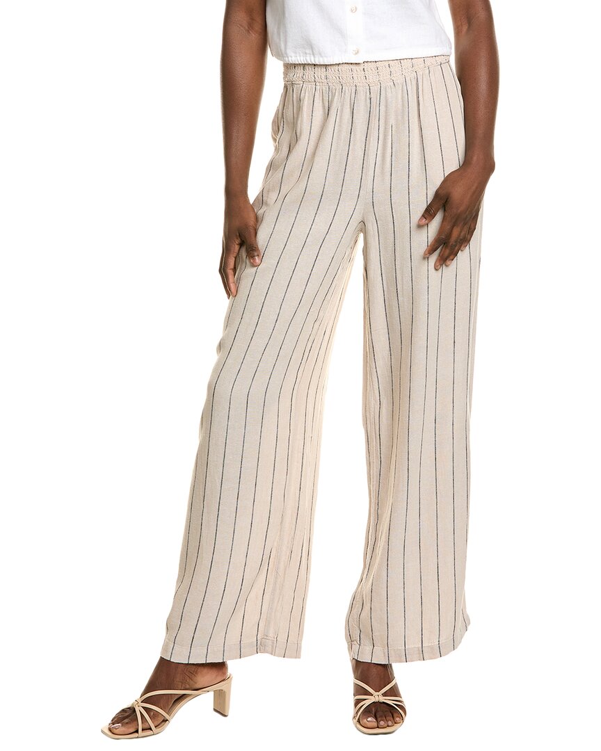 Ellen Tracy Linen-blend Cargo Pant In Multi
