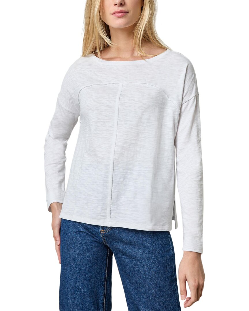 Shop Lilla P Drop-shoulder Seamed Shirt