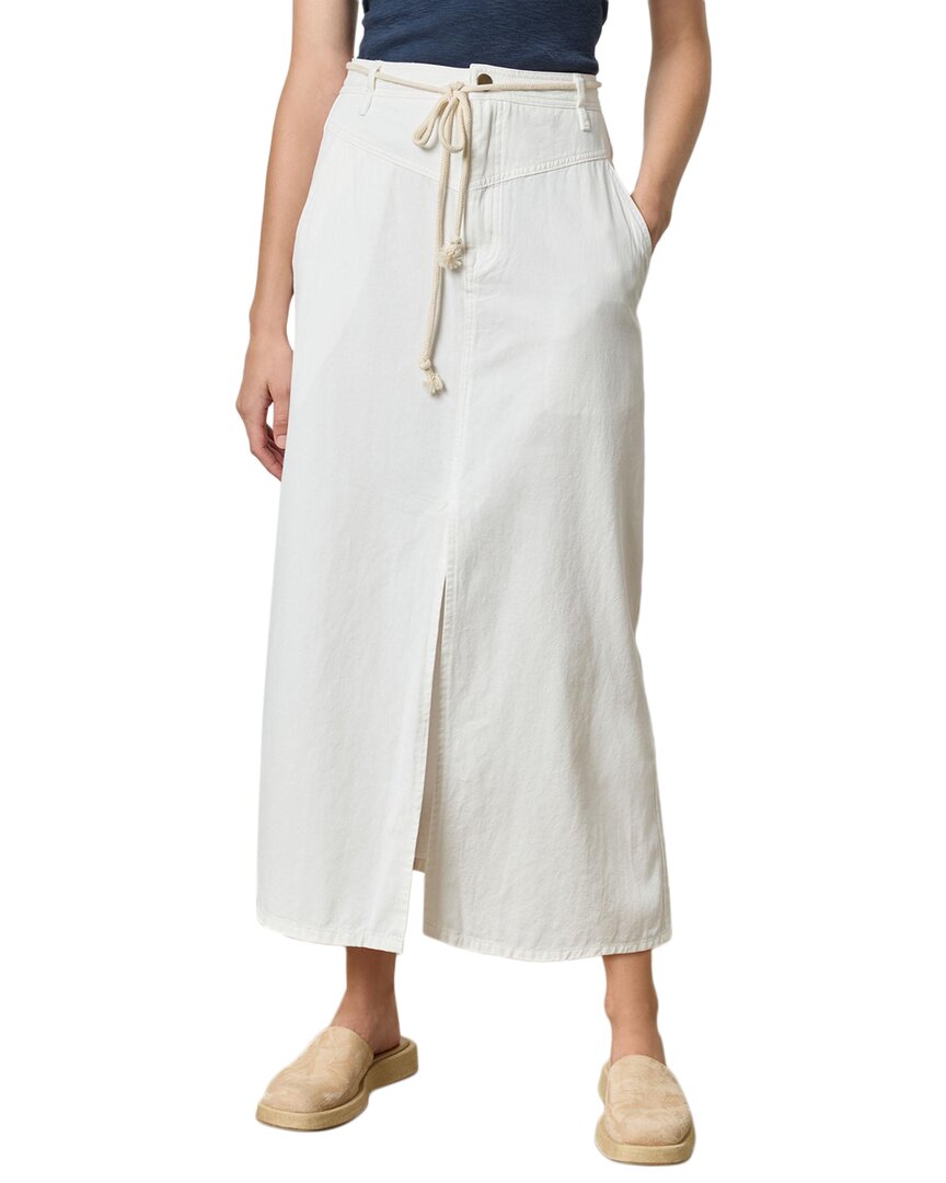Lilla P Yoke Waist Maxi Skirt In White