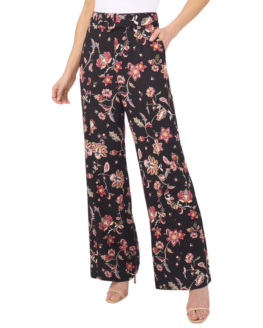 Cece Straight Leg High Waisted Pant In Black