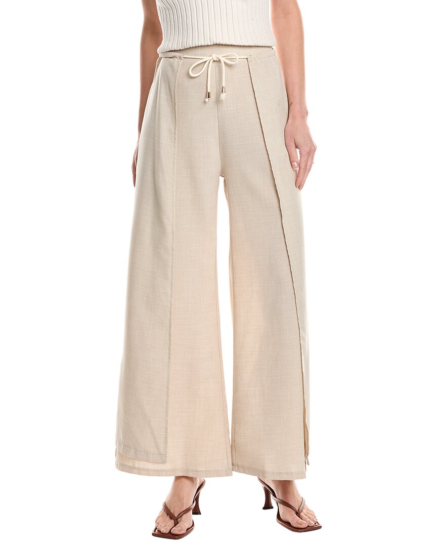 Madison Miles 2pc Top & Pant Set In Brown