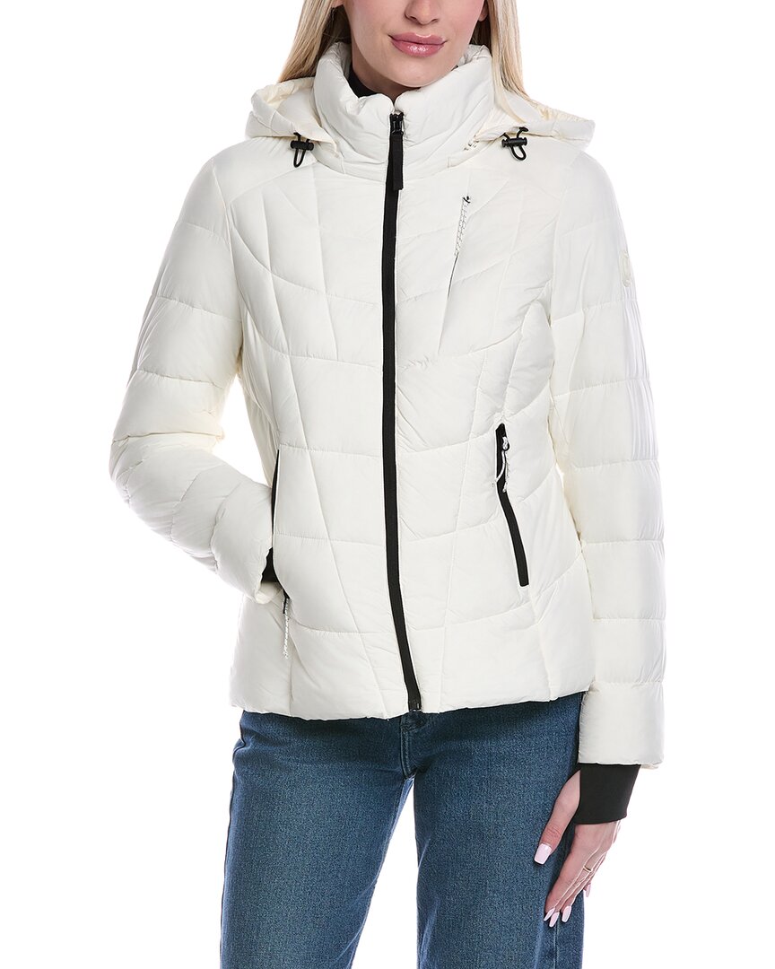 Nautica Short Down Coat In White