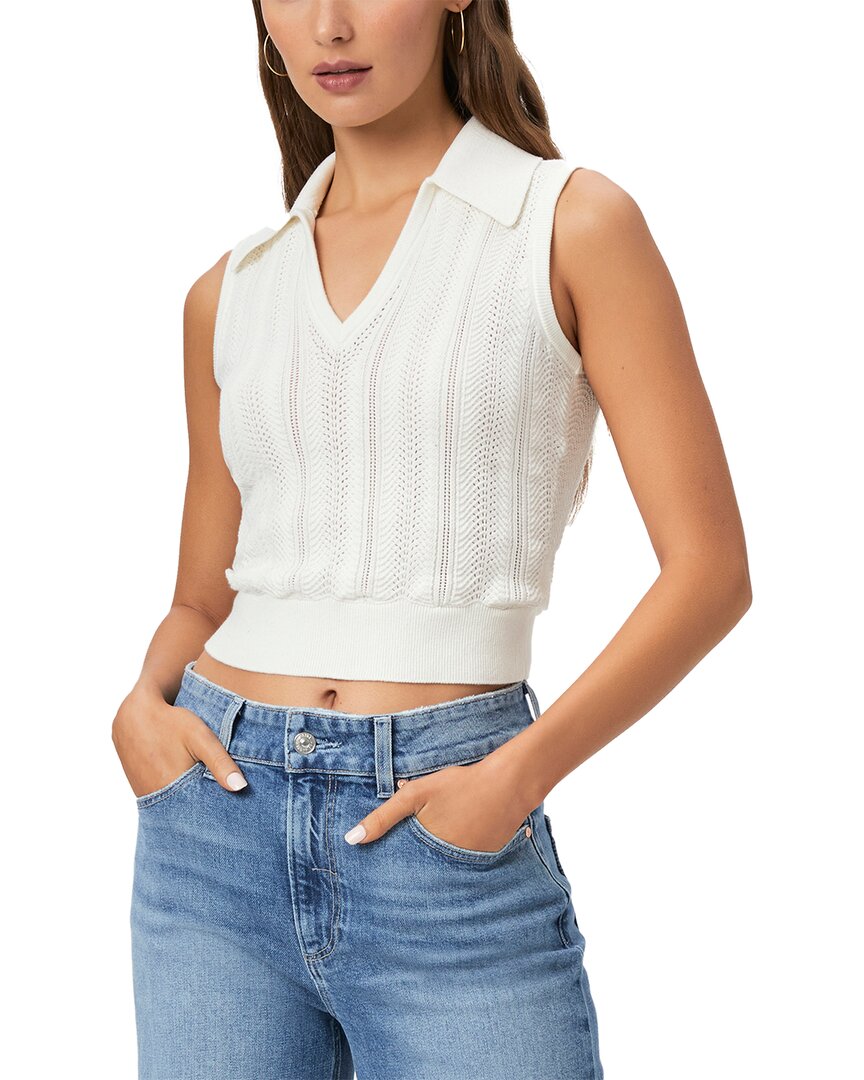 Paige Rossana Silk-blend Sweater Tank