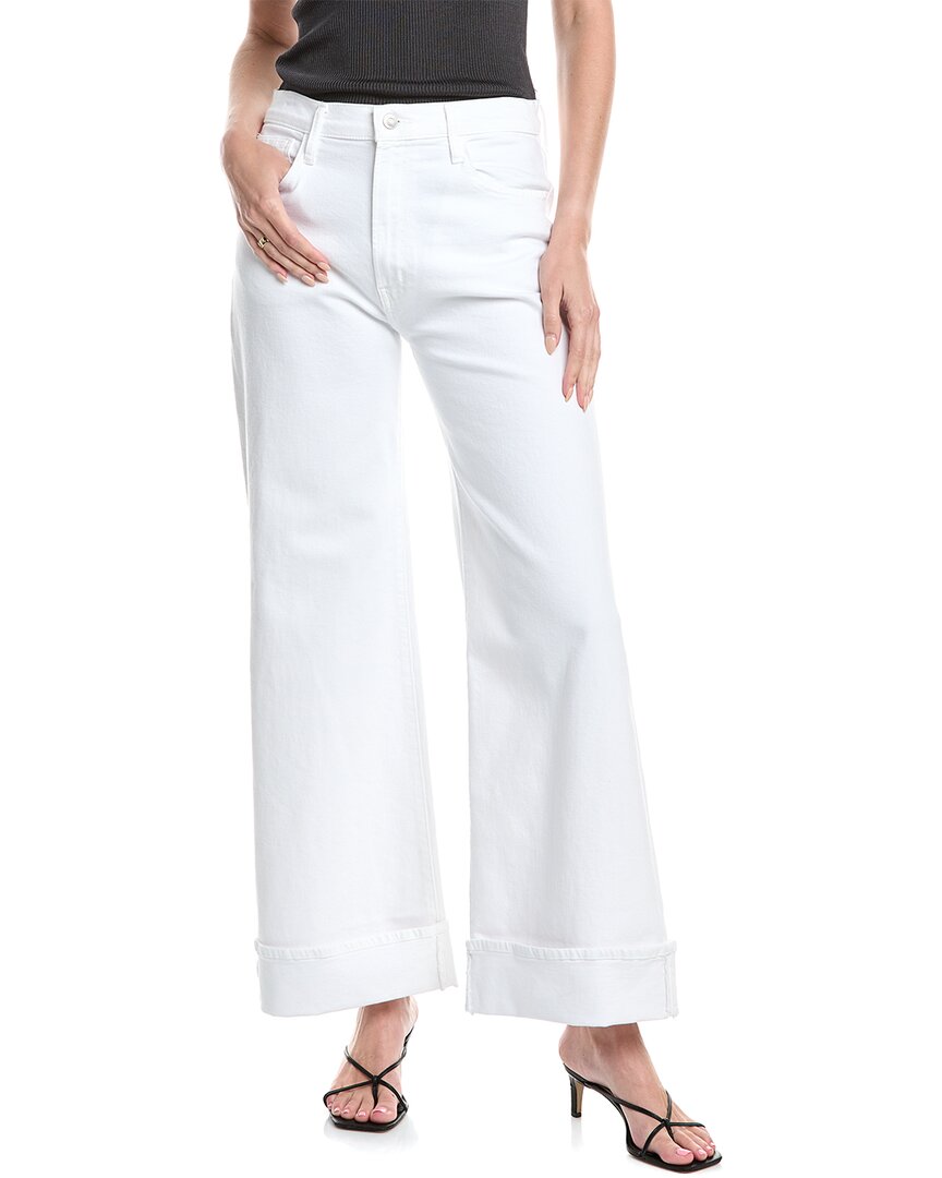 Hudson Jeans Jolene White Wide Leg Jean