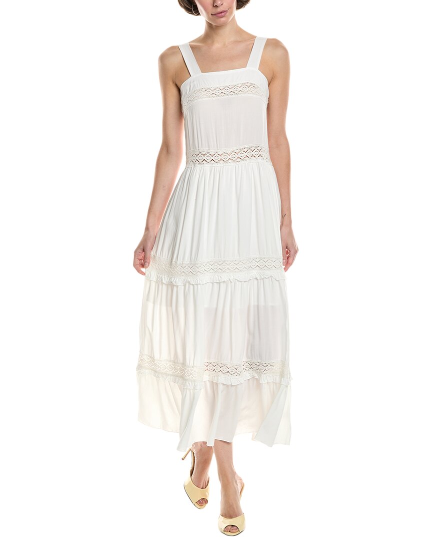 Marion Lace Trim Midi Dress