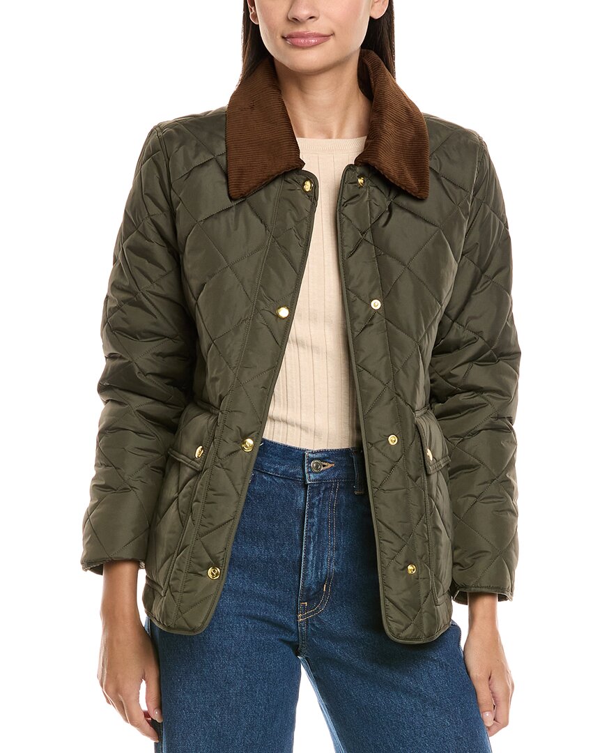 S13 Matte Quilted Barn Jacket In Multi