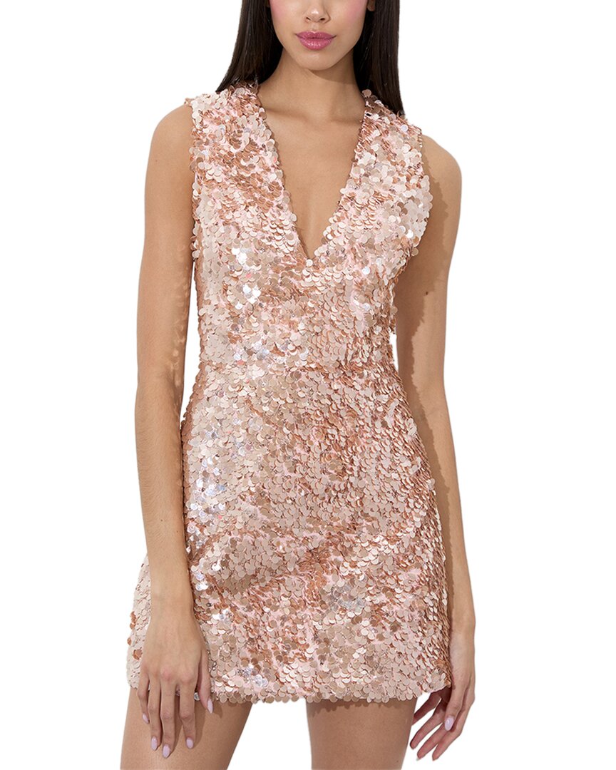 Alice And Olivia Pacey Embellished Low Lantern Dress