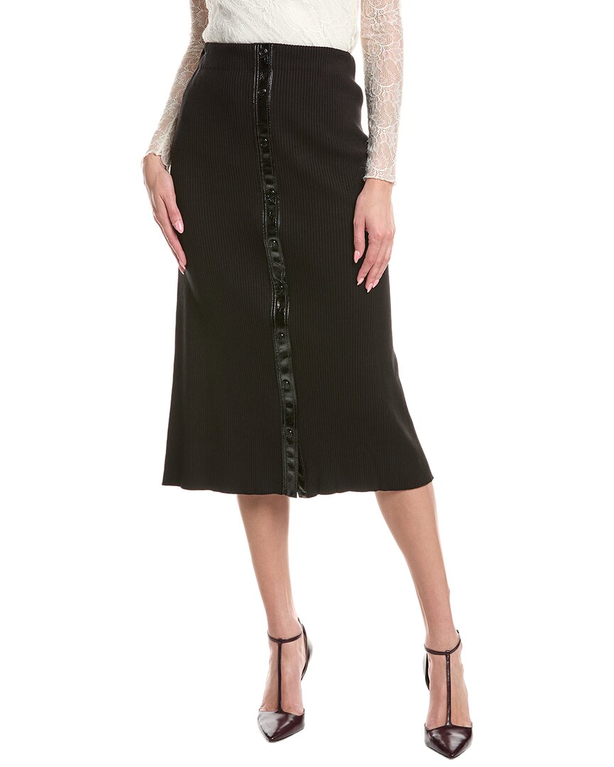 Maje Midi Skirt In Black