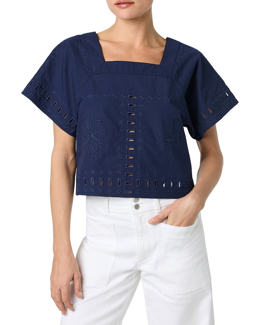 Joe's Jeans Cropped Broaderie Top
