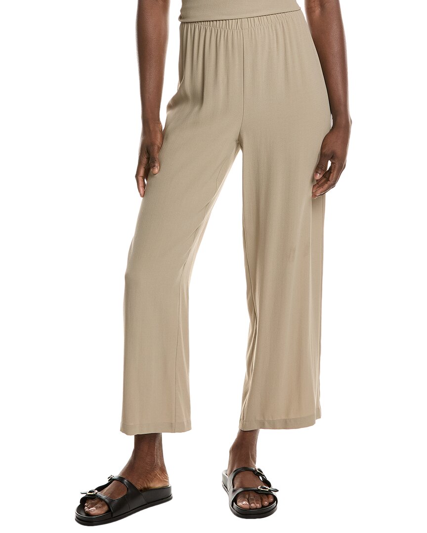 EILEEN FISHER EILEEN FISHER SILK STRAIGHT ANKLE PANT
