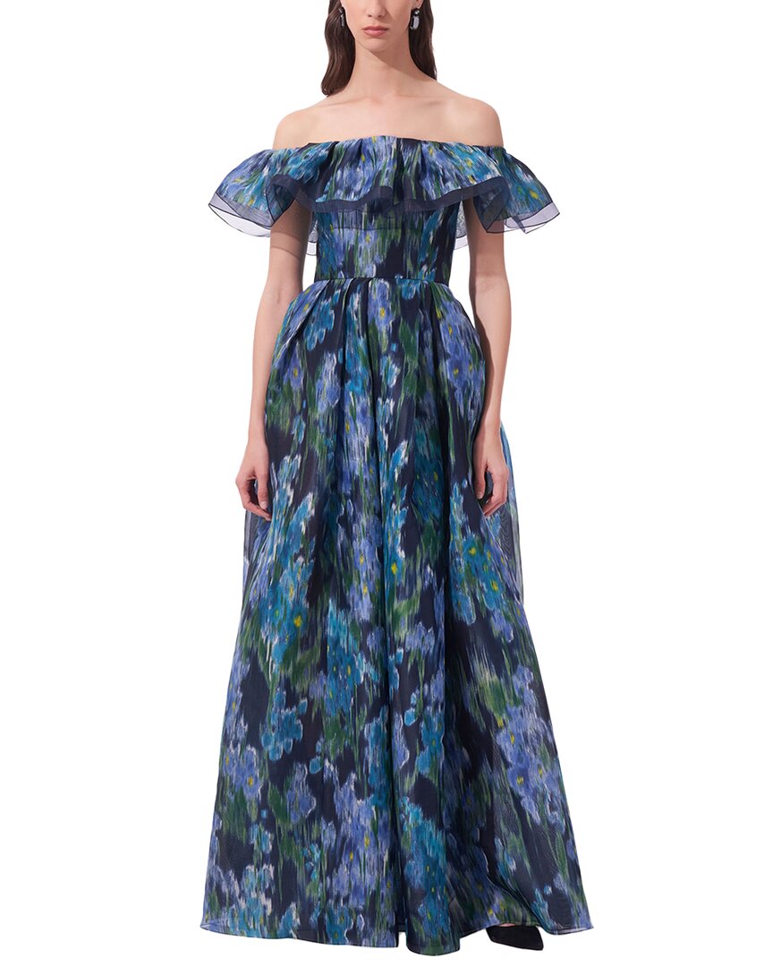 Carolina Herrera Off-the-shoulder Ruffled A-line Gown