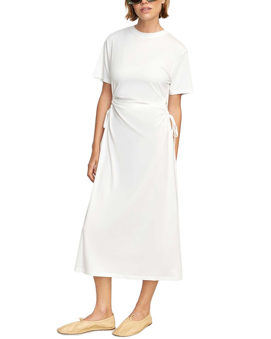 Modern Citizen Bashir Open-side Jersey Dress In White