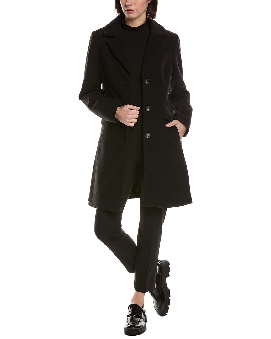 Laundry By Shelli Segal Walker Coat In Black
