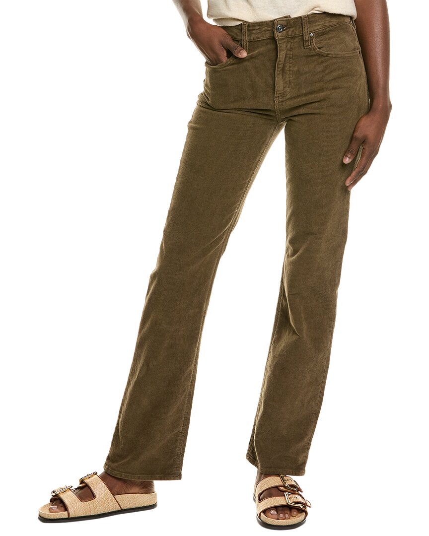 Hugo Boss Boss  Parkway Green Corduroy Straight Jean In Brown