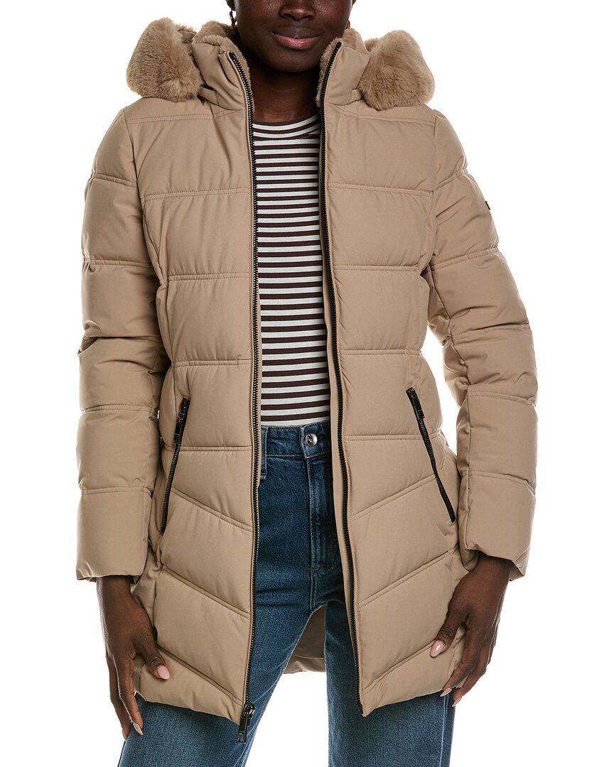 Laundry By Shelli Segal Soft Tech Jacket In Neutral