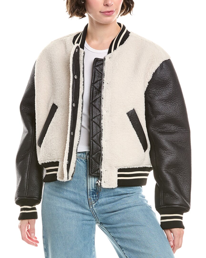 Blanknyc Colorblocked Faux Fur Bomber Jacket In Multi