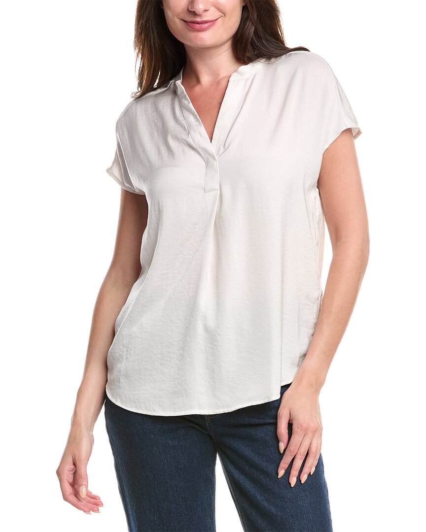 Renuar Woven Blouse In White