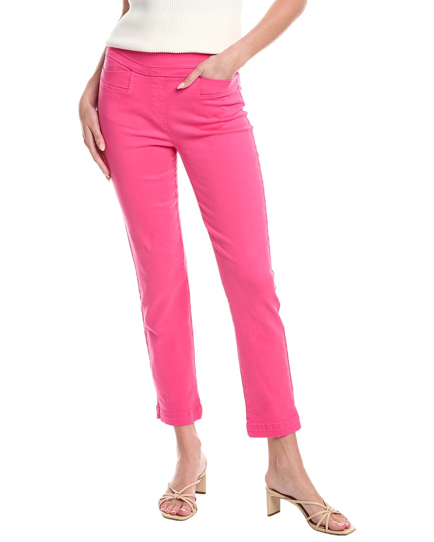 Renuar Woven Pant In Pink