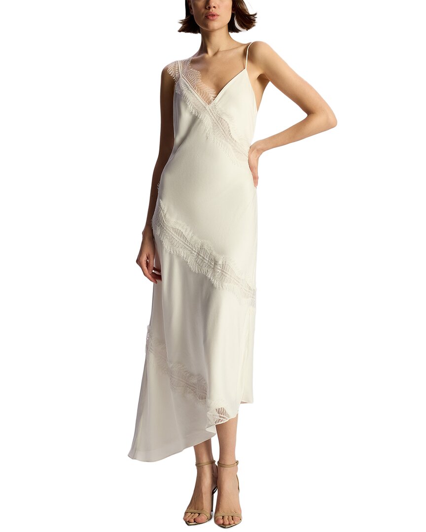 A.l.c Soleil Lace Midi Dress In Off White