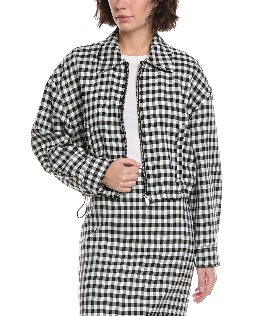 A.l.c . Kayden Linen-blend Jacket In Black