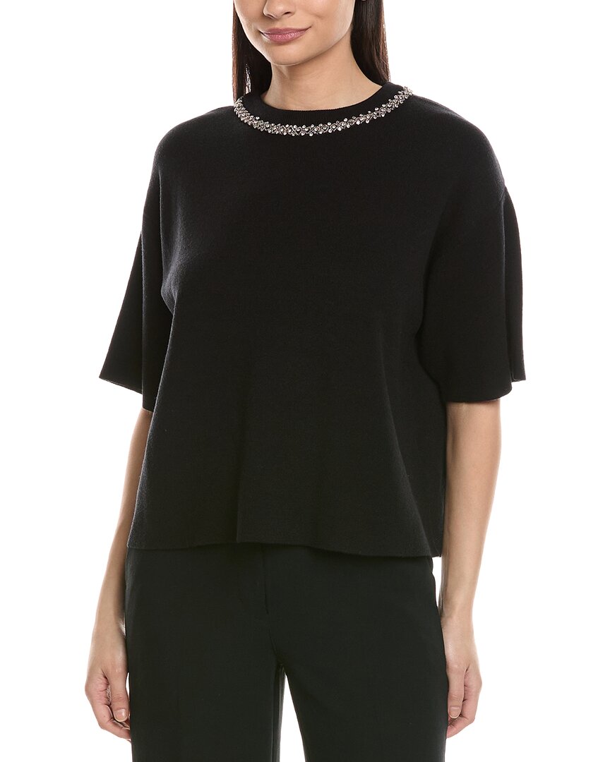 Ichi Ihdorise Top In Black