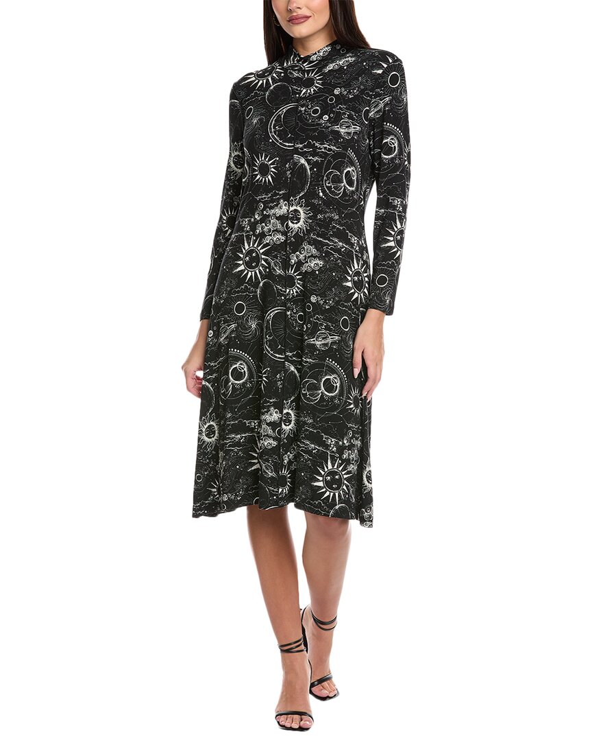 Johnny Was Petite The Janie Favorite Seamed Mock Neck Midi Dress